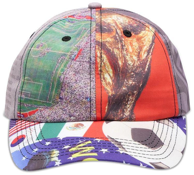 Pleasures World Cup Cap Multicolor