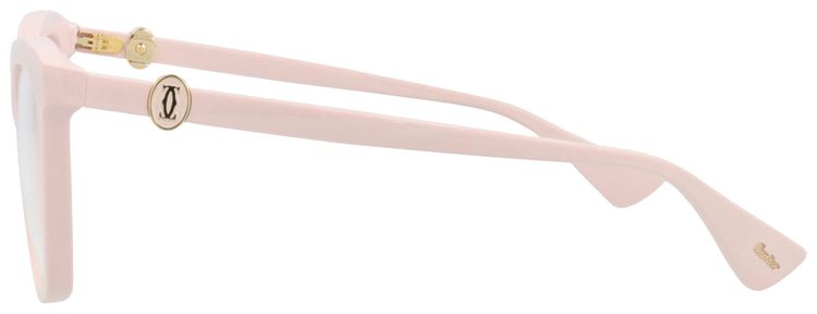 Cartier Cat Eye Frame Recycled Acetate Optical Frames PinkTransparent