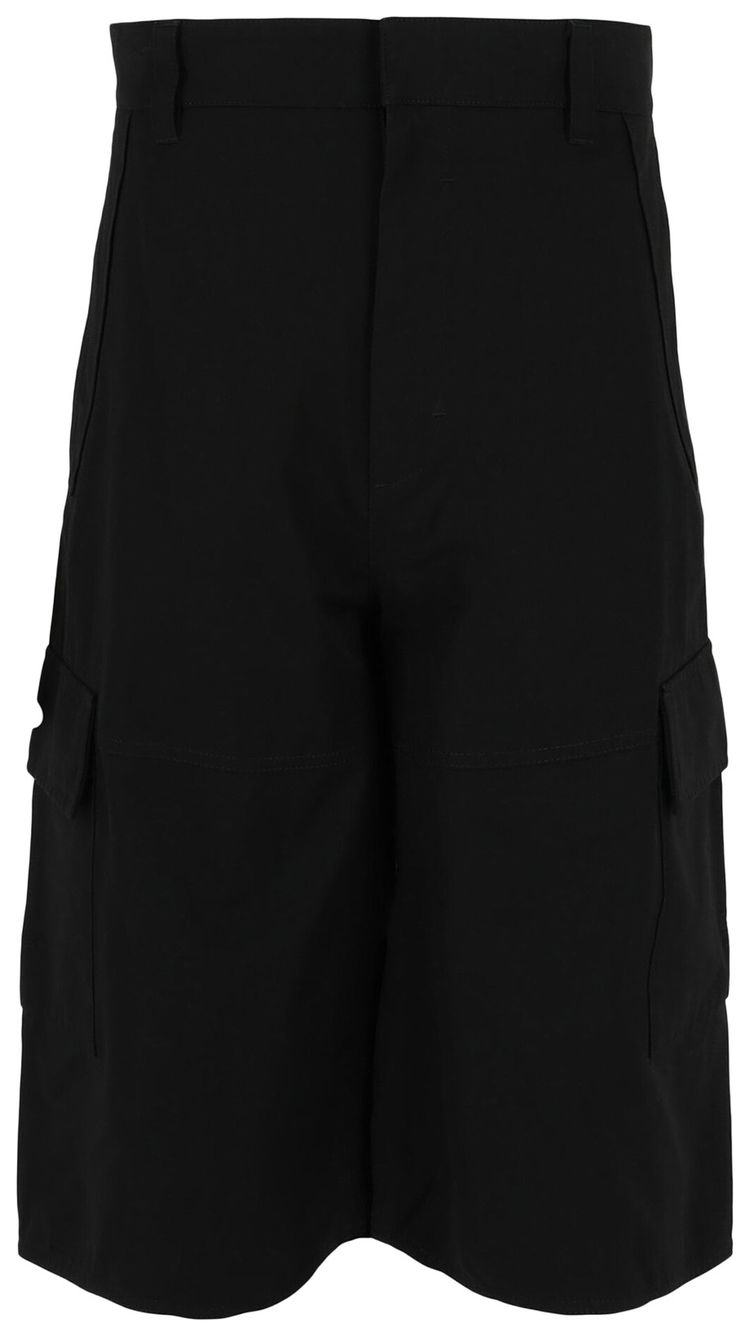 Givenchy Arched Cargo Shorts Black