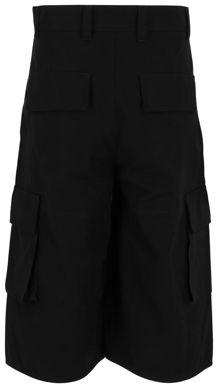 Givenchy Arched Cargo Shorts Black