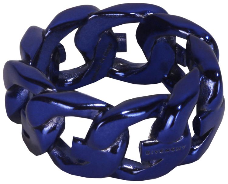 Givenchy G Chain Ring Blue