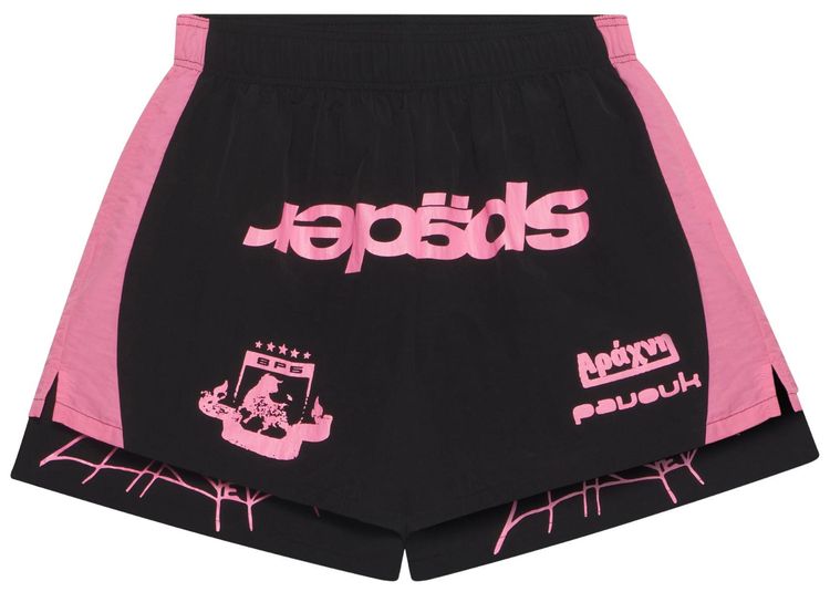 Sp5der Double Layer Short Black