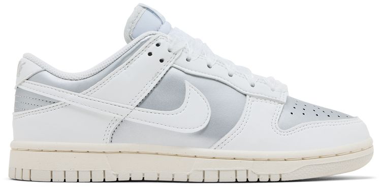 Nike Wmns Dunk Low Next Nature Sheer Lace Pack   Metallic Platinum