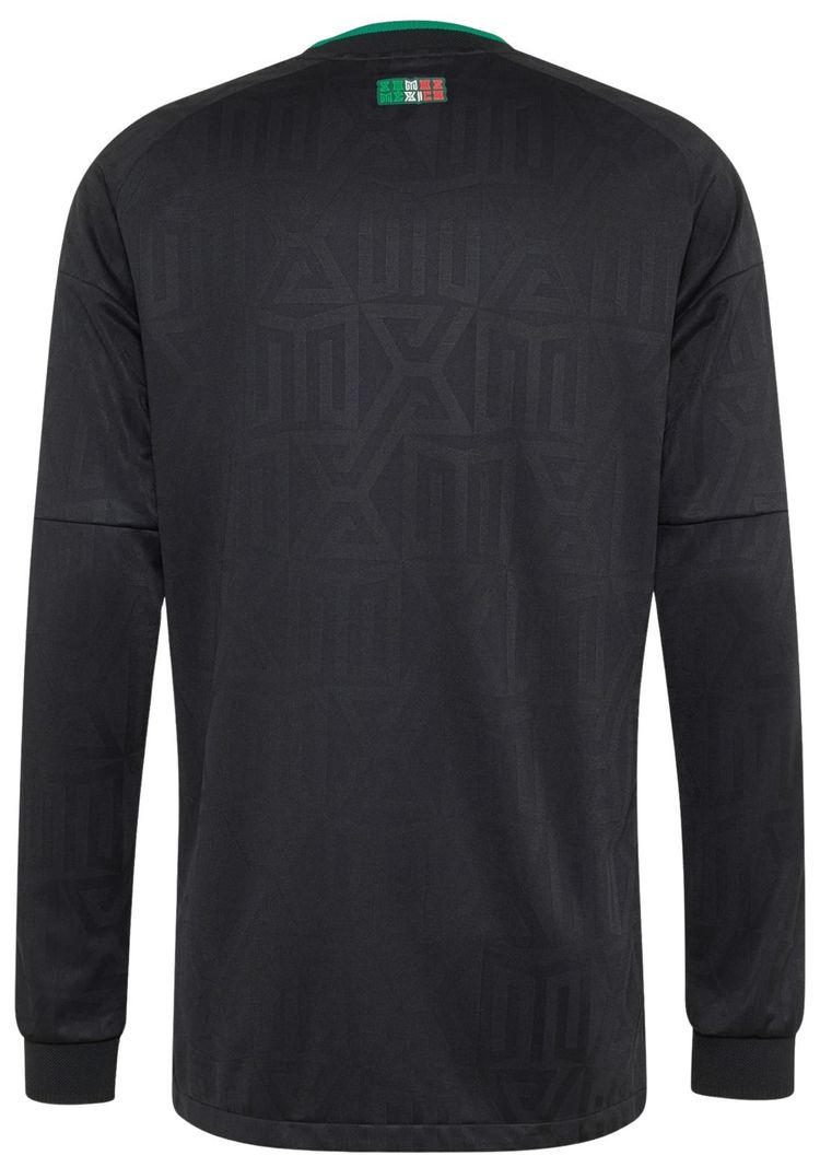 Adidas Mexico 26 Third Authentic Long Sleeve Jersey Black