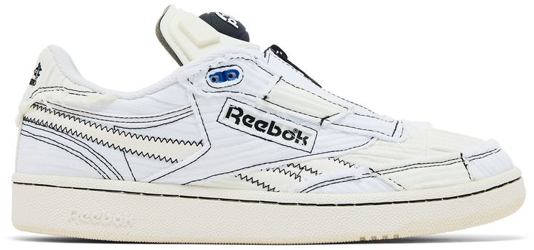 Market x Reebok Club C 85 Pump Chalk Black