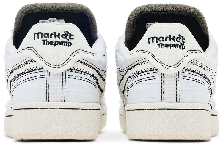 Market x Reebok Club C 85 Pump Chalk Black