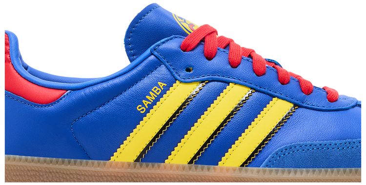 adidas Samba Licensed Hi Res Blue Yellow Vivid Red