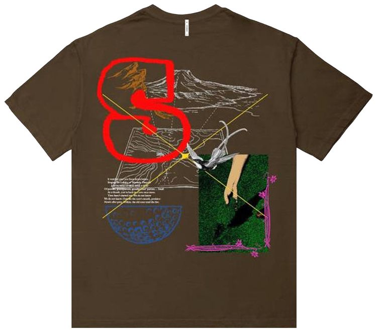 Students Our Walk Short Sleeve T Shirt Brown