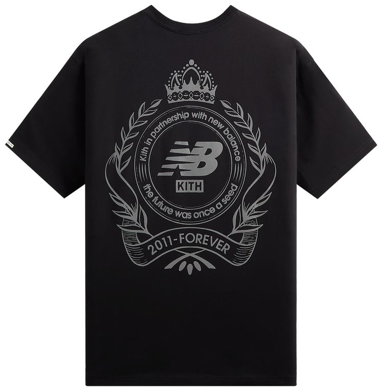 Kith x New Balance Crest Pocket Tee Black