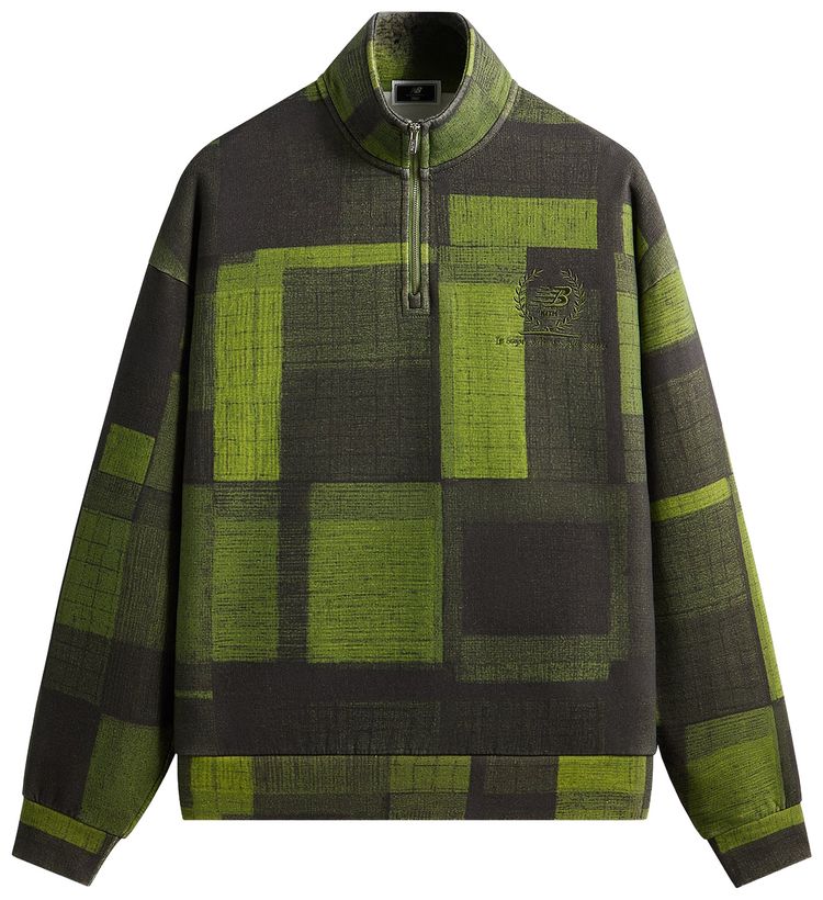 Kith x New Balance Woodblock Nelson Quarter Zip Calliste