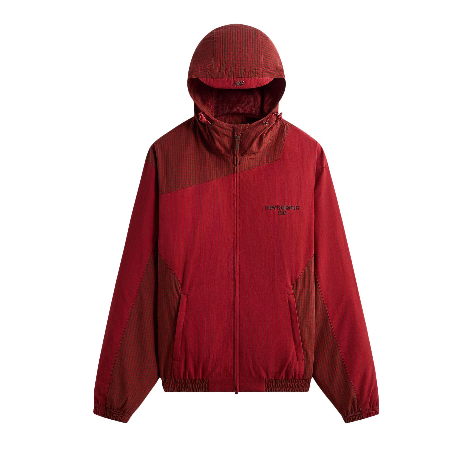 Buy Kith x New Balance Poplin Mix Madison V Jacket 'Biking Red