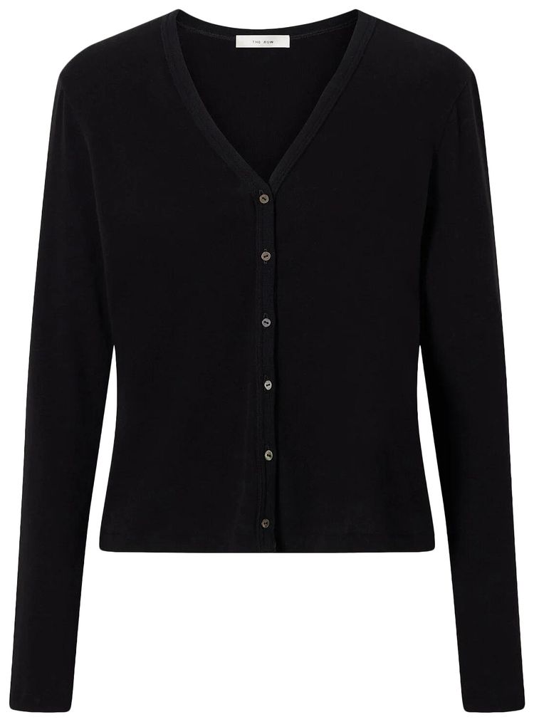 The Row Cresp Top Black