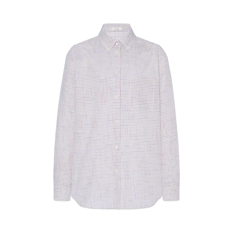 The Row Dalan Shirt WhiteBlueRed