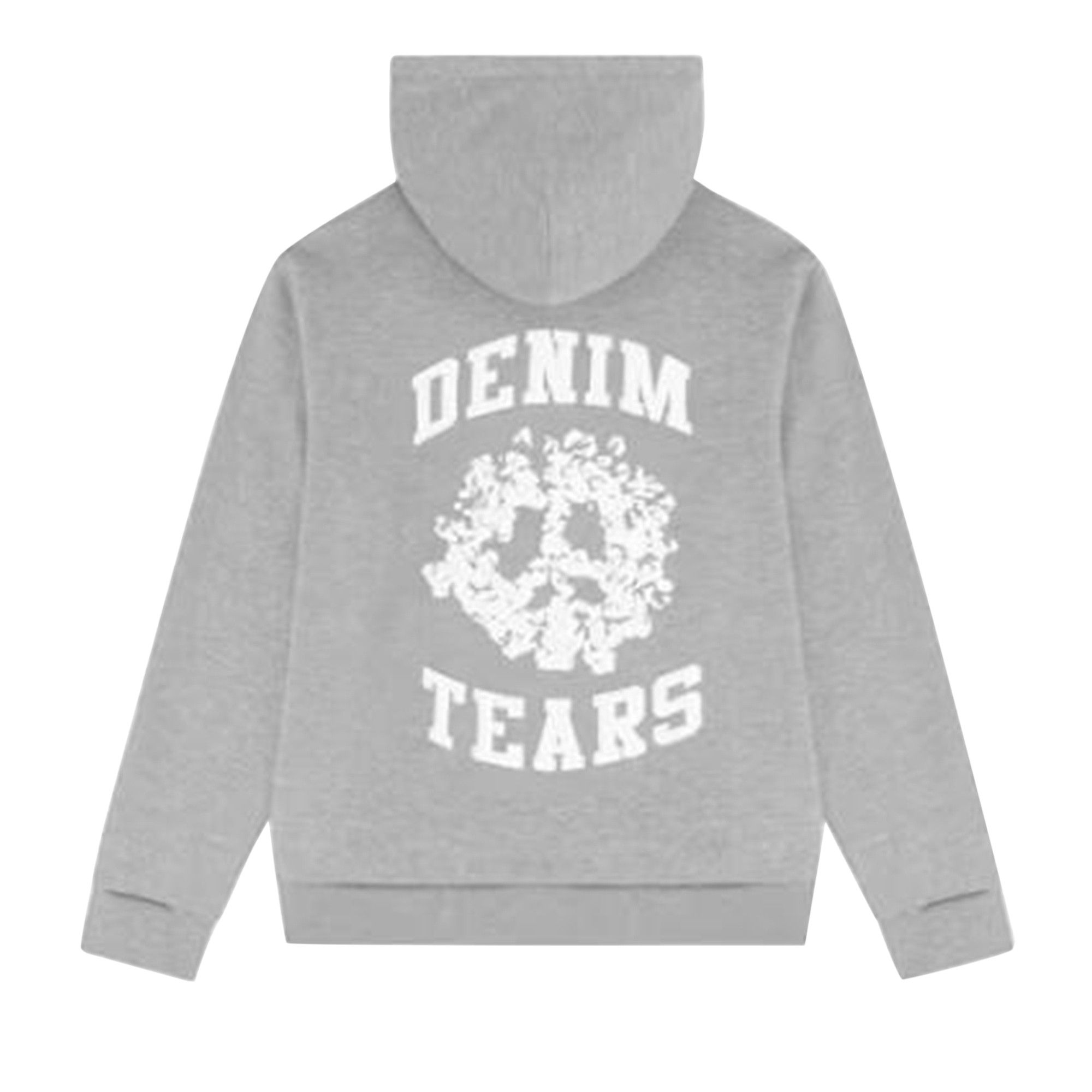 Buy Denim Tears Denim University Zip Hoodie 'Grey/White