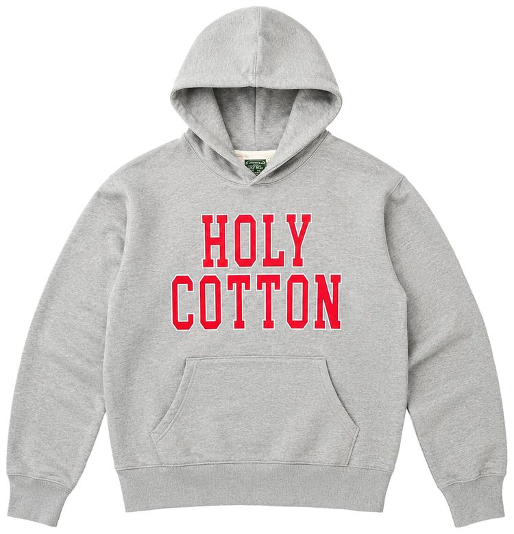 Denim Tears Holy Cotton Hoodie GreyRed