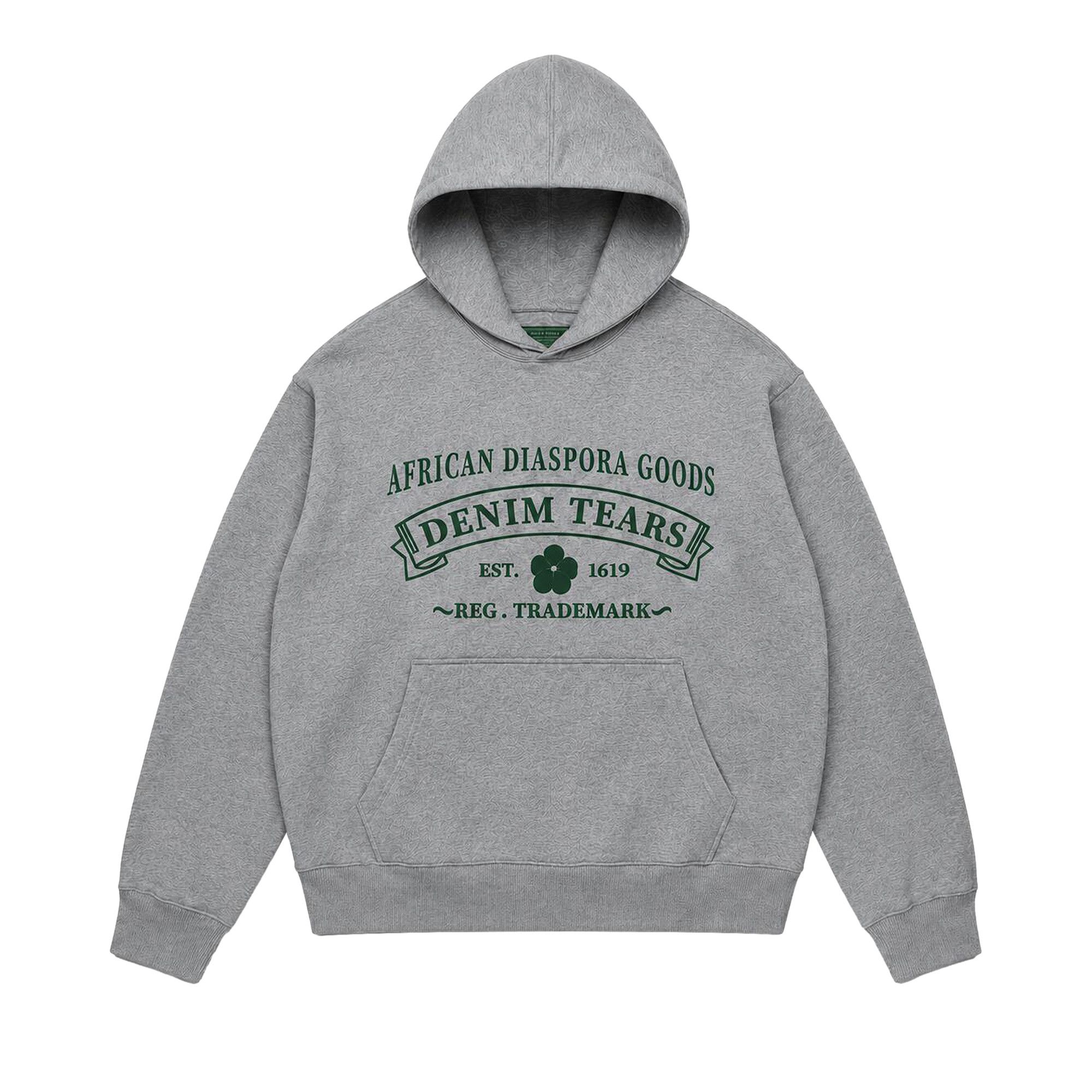 Buy Denim Tears ADG Hoodie 'Grey/Green' - SS26THD19703666 | GOAT SA