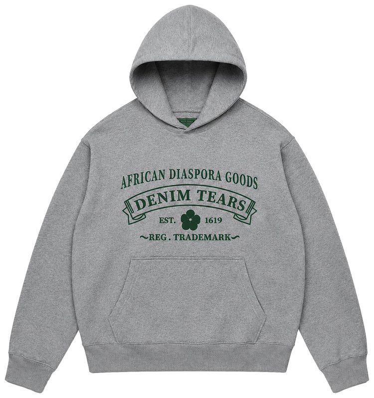 Denim Tears ADG Hoodie GreyGreen