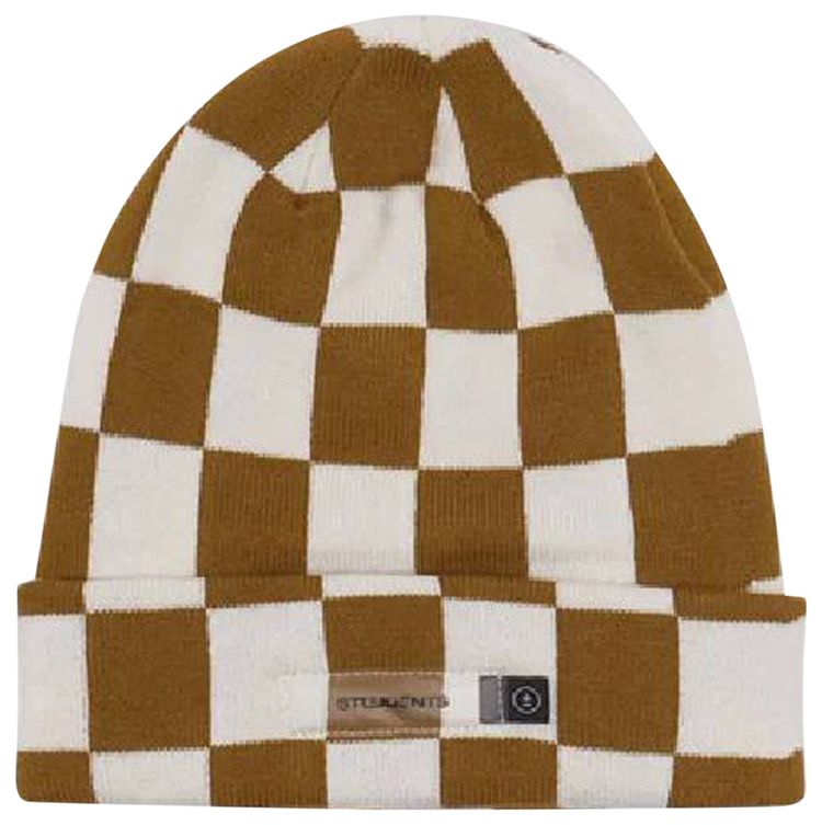 Students Aiken Checker Beanie Sand