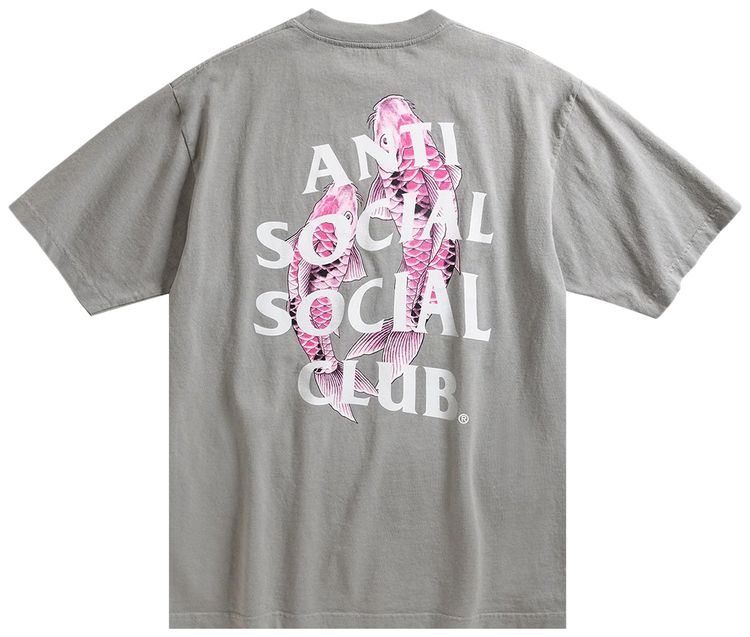 Anti Social Social Club Koi Tee Grey