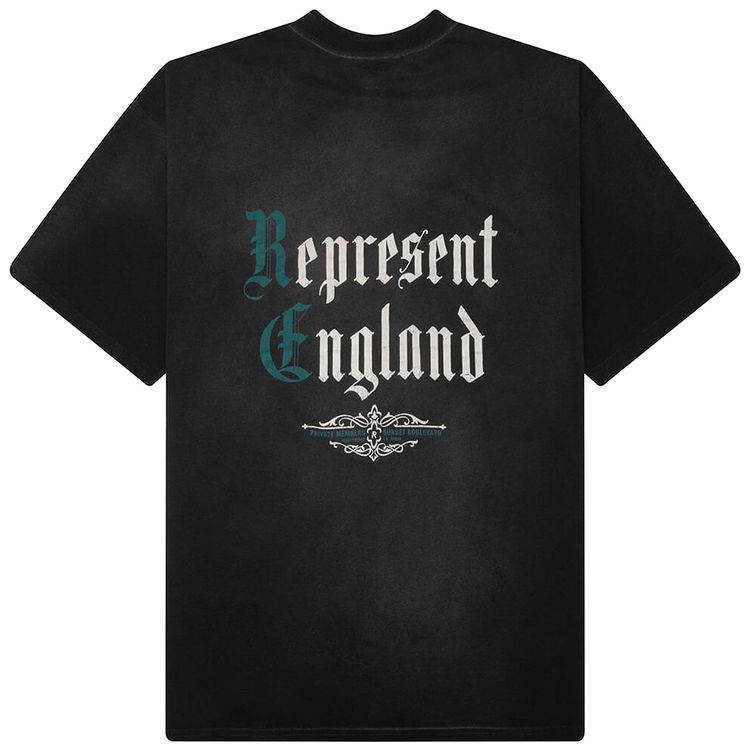 Represent Clo Private Members T Shirt Stained Black