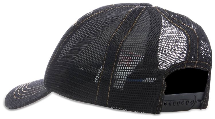 Jungles Love For Life Trucker Cap Black Denim