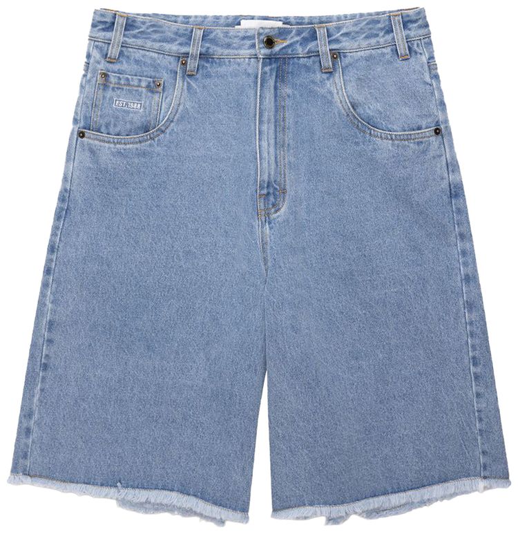 Honor The Gift Frayed Edge 11 Denim Bermudas Indigo