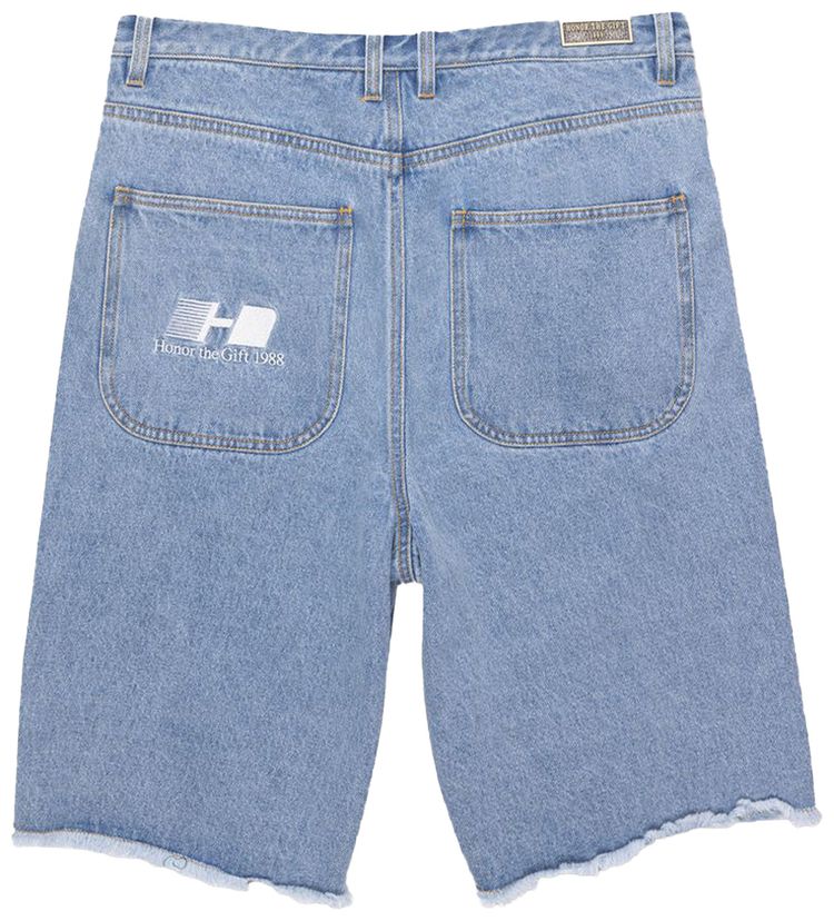 Honor The Gift Frayed Edge 11 Denim Bermudas Indigo