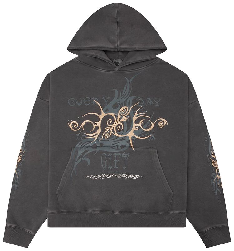 Jungles Tribal Gift Hoodie Vintage Grey
