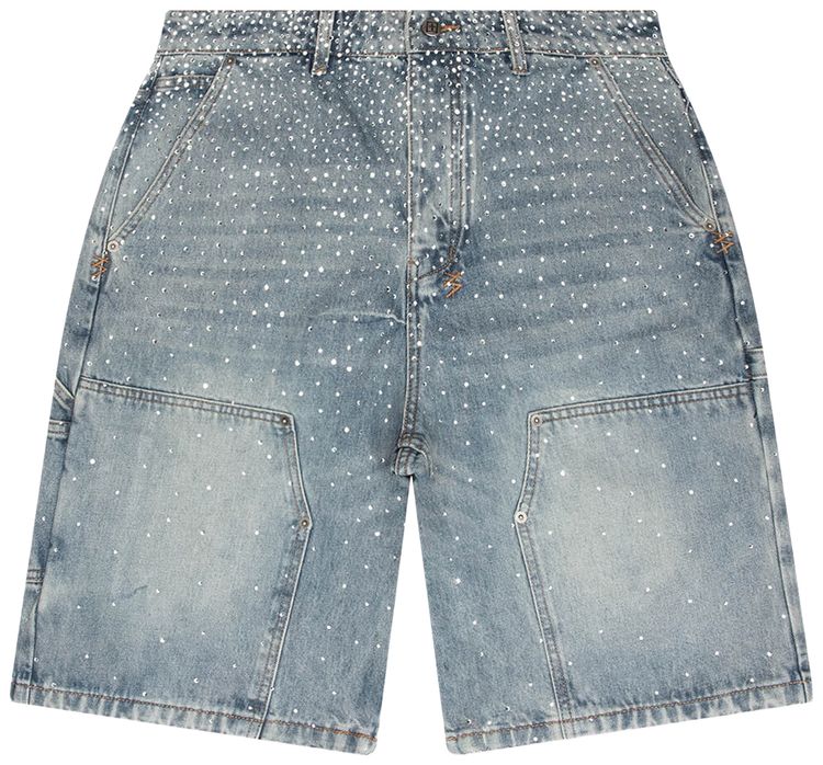 Ksubi Maxx Operator Denim Short Duke Crystal