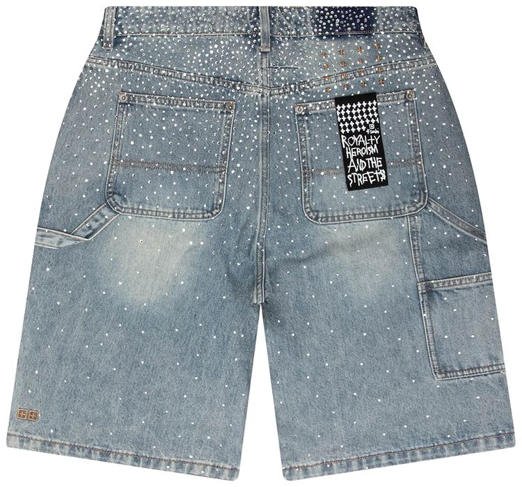 Ksubi Maxx Operator Denim Short Duke Crystal