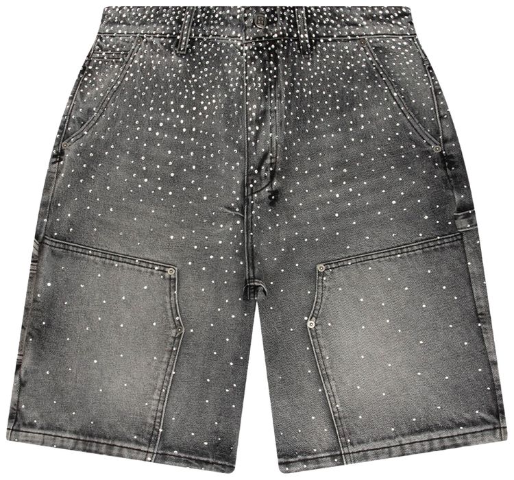 Ksubi Maxx Operator Short Konkrete Crystal Charcoal