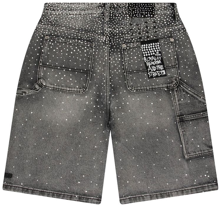 Ksubi Maxx Operator Short Konkrete Crystal Charcoal