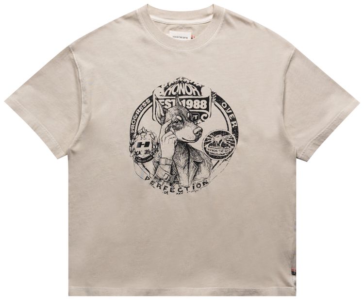 Honor The Gift Progress Over Perfection Short Sleeve Tee Cream