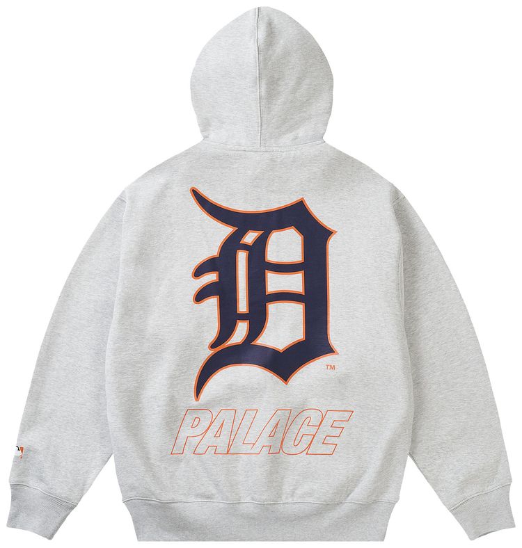 Palace x Detroit Tigers Hood Grey Marl