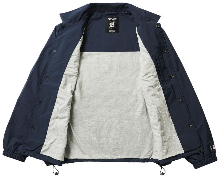Palace x Detroit Tigers Coach Jacket Navy