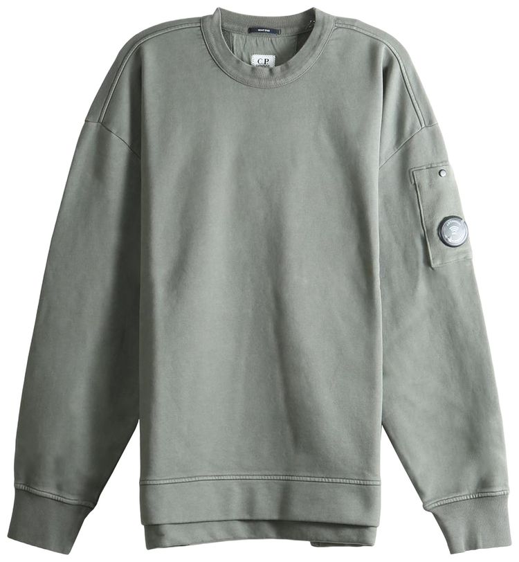 CP Company Crewneck Lens Sweatshirt Castor Grey