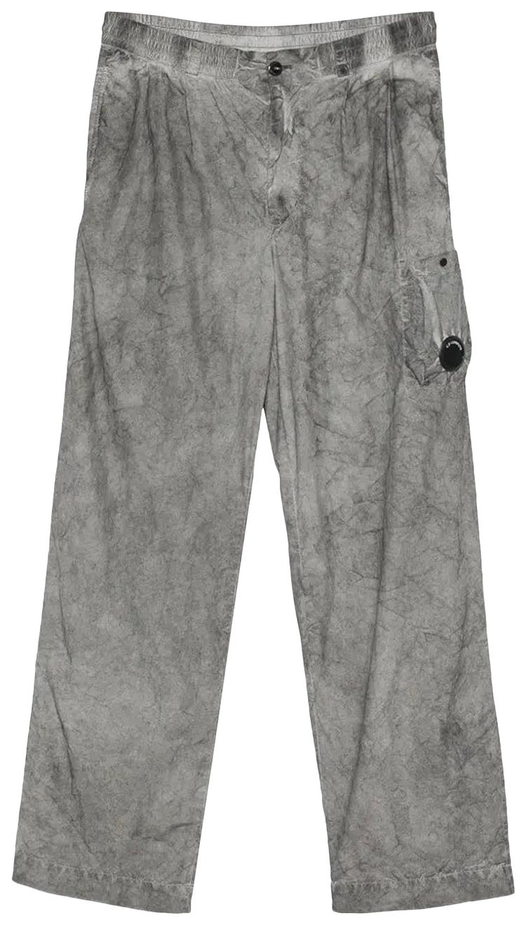 CP Company Flatt Nylon Loose Cargo Pants R Re Color Black