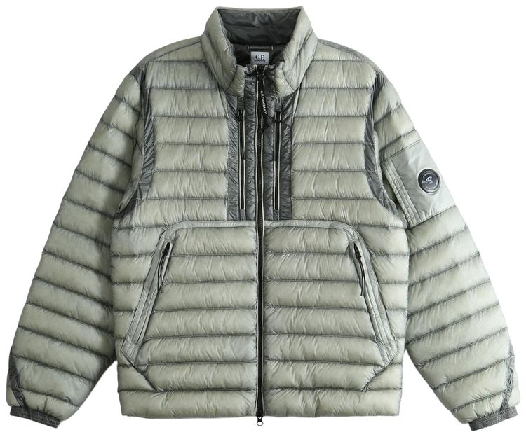 CP Company DD Shell Lens Down Jacket Flint Grey