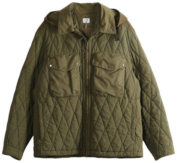 CP Company GD Liner Mixed Goggle Jacket Ivy Green