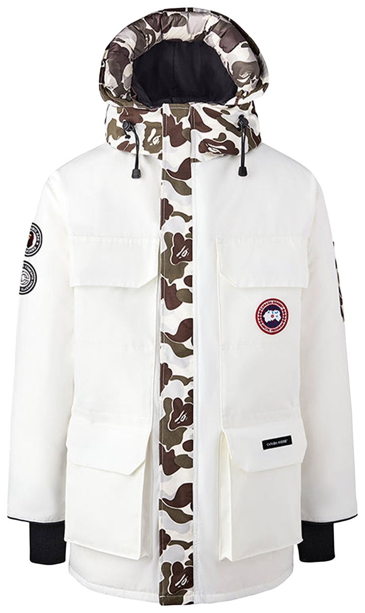 Canada Goose x BAPE Expedition Parka WhiteGiant ABC Snow Camo