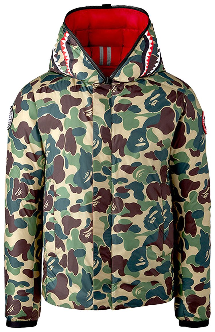 Canada Goose x BAPE Crofton Hoody RedGiant ABC Camo