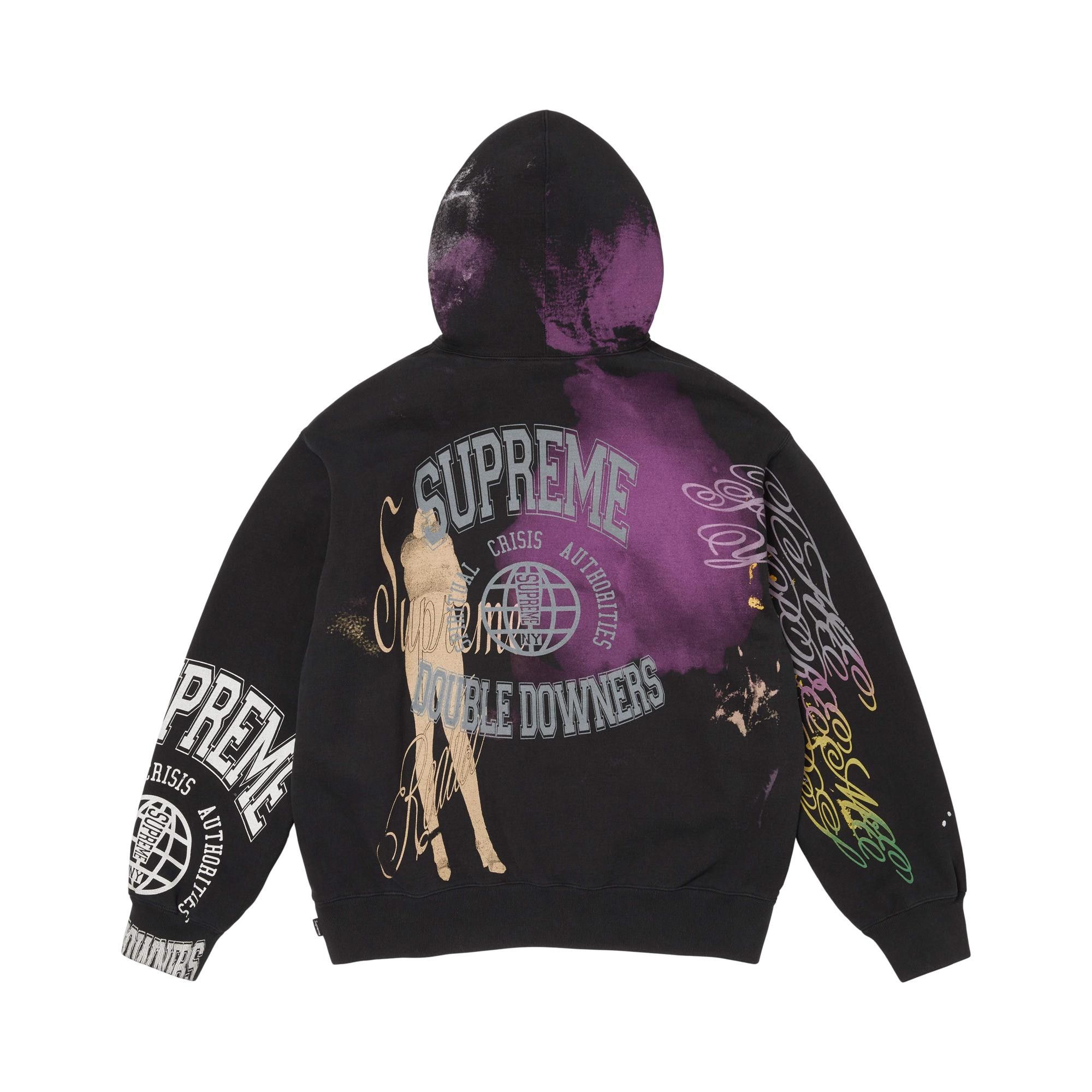 トップス Supreme Overprint Hooded Sweatshirt L Buy Supreme Overprint Hooded Sweatshirt 'Black' - SS26SW89 BLACK