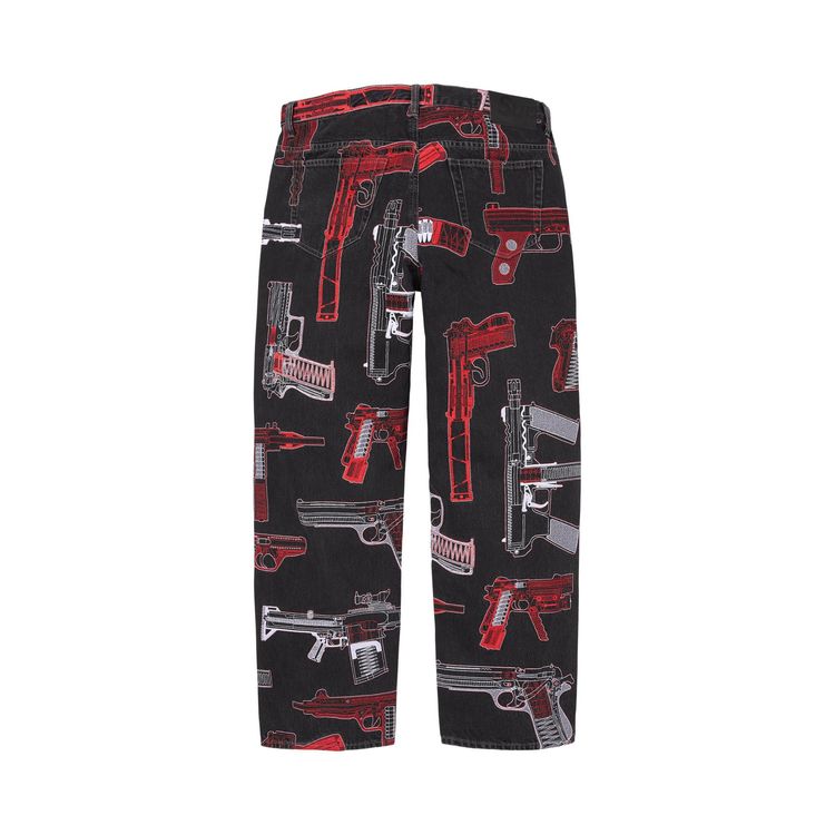 Buy Supreme Guns Embroidered Loose Fit Jean 