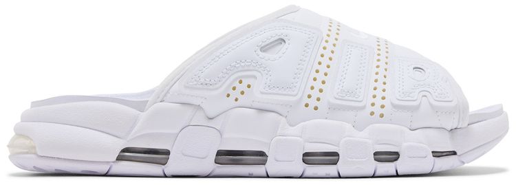 Nike Air More Uptempo Slide Triple White
