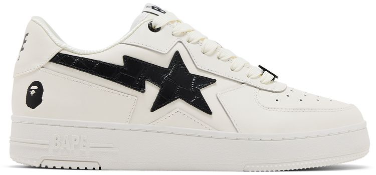 Bapesta Icon 1 M2 Croc Pack   White Black