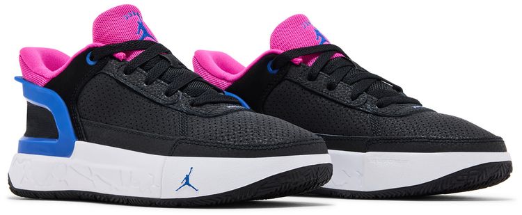 Air Jordan Day 1 EasyOn GS Black Fire Pink Royal