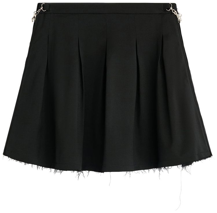 Our Legacy Object Skirt Black Worsted Wool