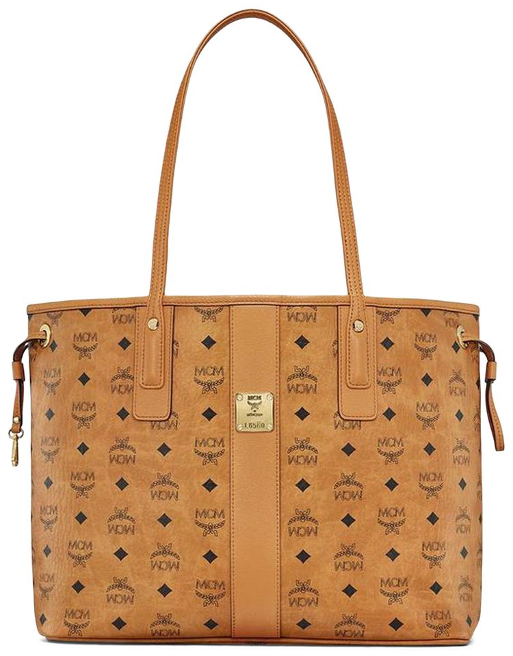 MCM Liz Shopper Medium Medium Cognac
