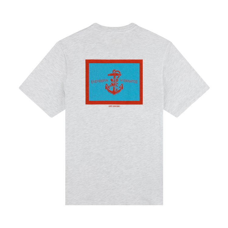 Aime Leon Dore Coastal Flag Tee Silver Mix