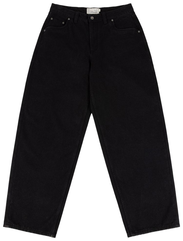 Dime Baggy Denim Pants Black